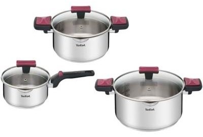 Tefal смешанный набор Cook&Clip G723S674 сталь 6 в 1