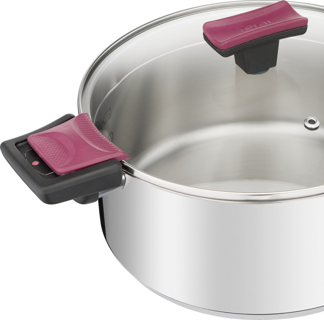Tefal смешанный набор Cook&Clip G723S674 сталь 6 в 1 купить,NaN