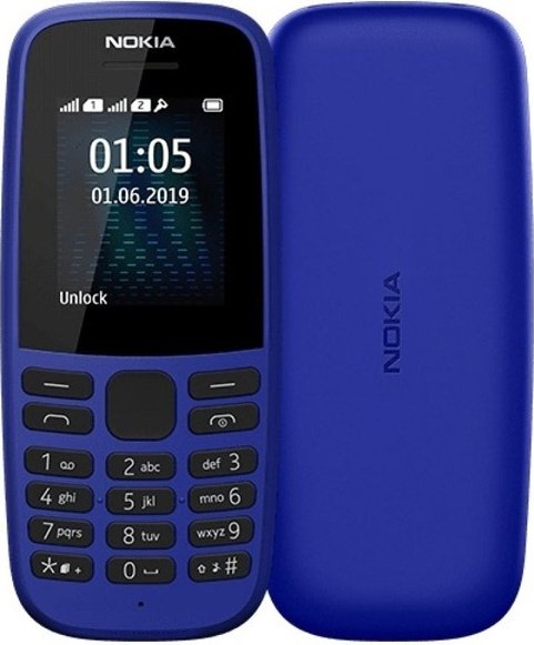 Мобильный телефон Nokia 105 2019 DS синий