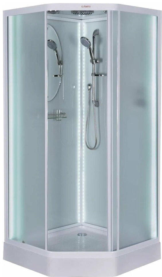 Кабина душевая Esbano ES-L 100 PR 100х100х210см белый