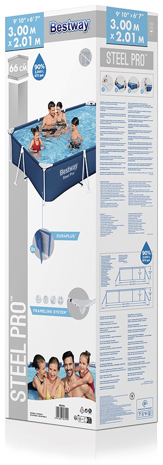 Бассейн каркасный Bestway 56404, 300x201x66 см - ForteMarket Бассейн каркасный Bestway 56404, 300x201x66 см купить,0