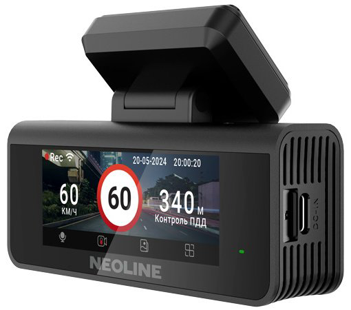 Видеорегистратор Neoline Neoline Argus 4K Wi-Fi черный купить,83990