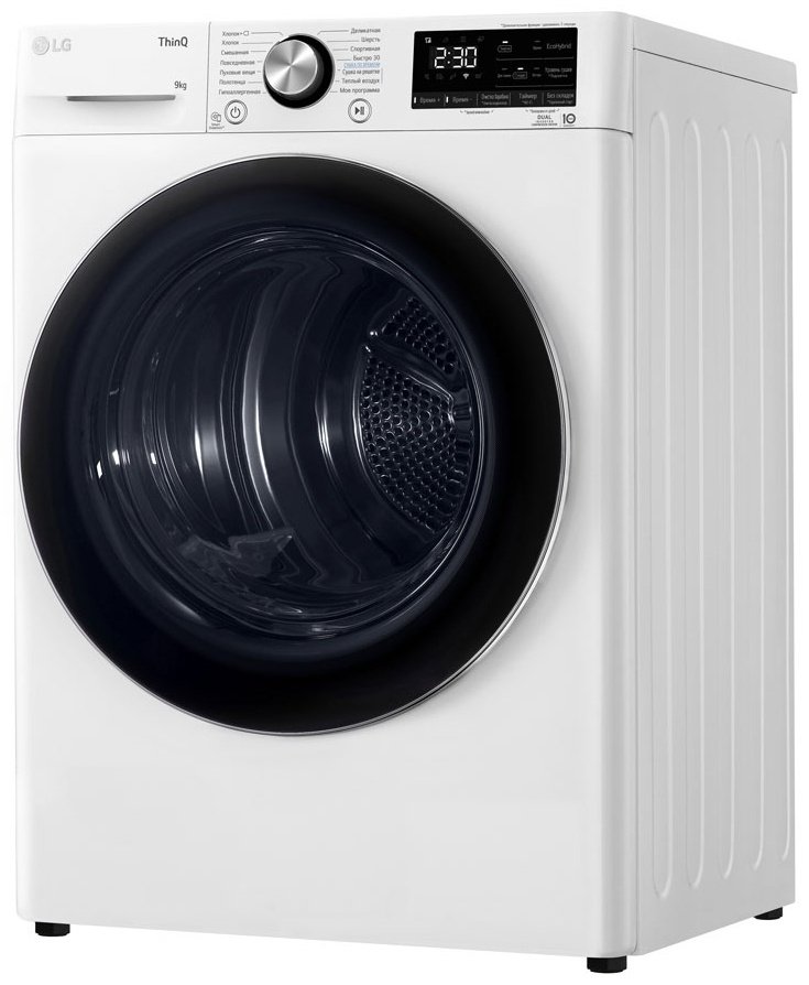 Сушильная машина LG DC90V9V9WN белый купить,0