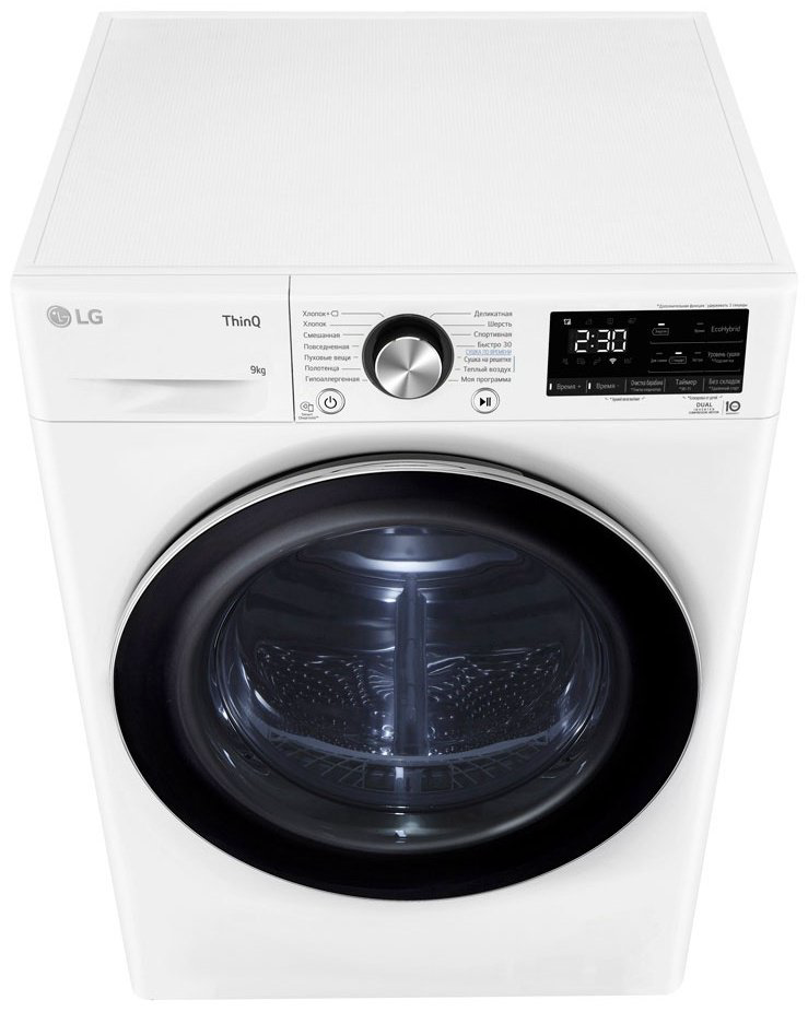 Сушильная машина LG DC90V9V9WN белый купить,NaN
