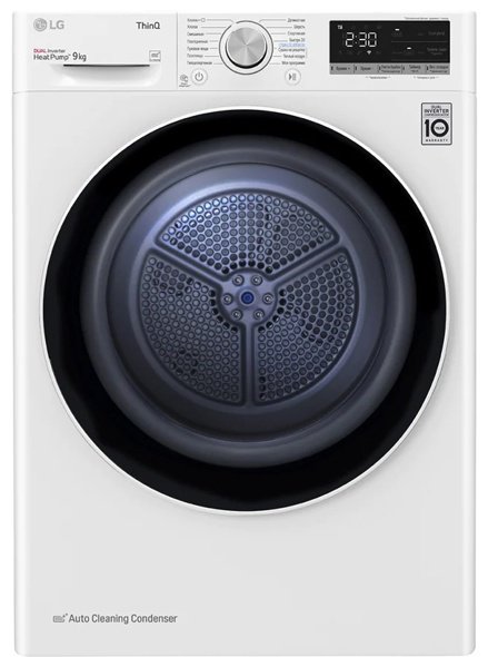Сушильная машина LG DC90V5V0W белый