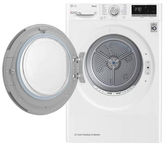 Сушильная машина LG DC90V5V0W белый купить,0