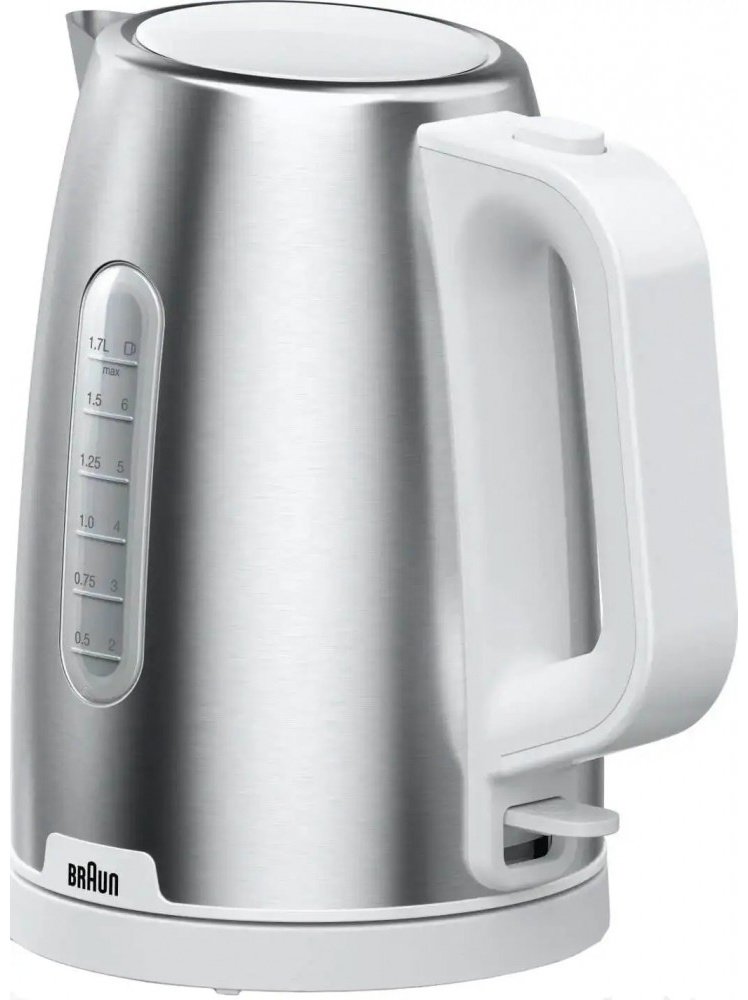 Электрочайник Braun WK1500WH белый, серебристый купить,NaN