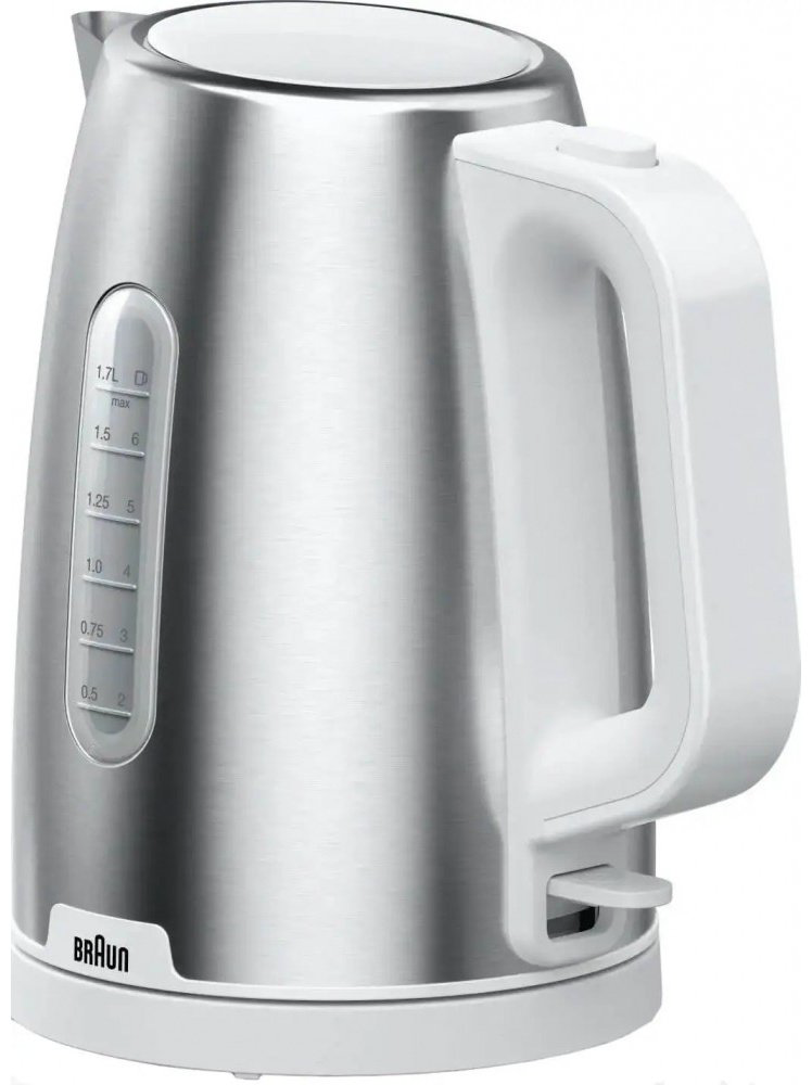Электрочайник Braun WK1500WH белый, серебристый купить,NaN
