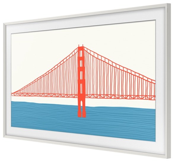 Рамка для телевизора Samsung The Frame 165 см VG-SCFA65WTCRU белый купить,0