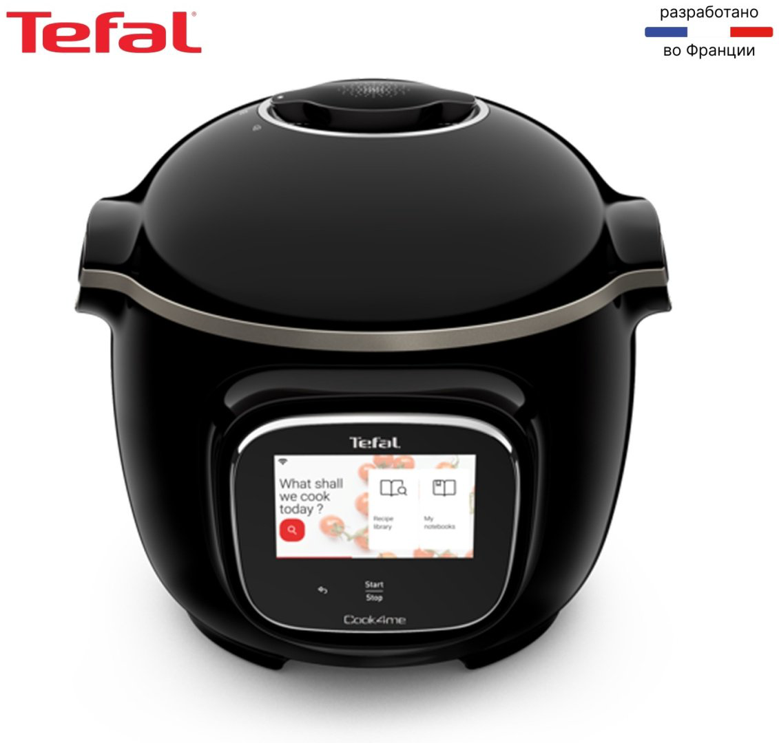 Скороварка/мультиварка Tefal Cook4me Touch CY912832 черный купить,329990