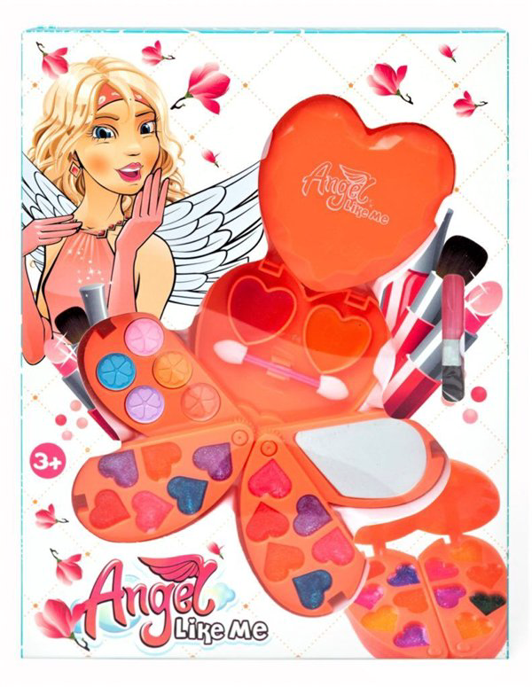 Косметический набор Angel Like Me Трехслойное сердце купить,NaN