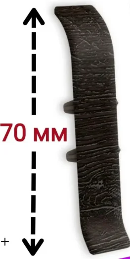 Соединитель Ideal Классик №303 22х70мм венге темный купить,3200