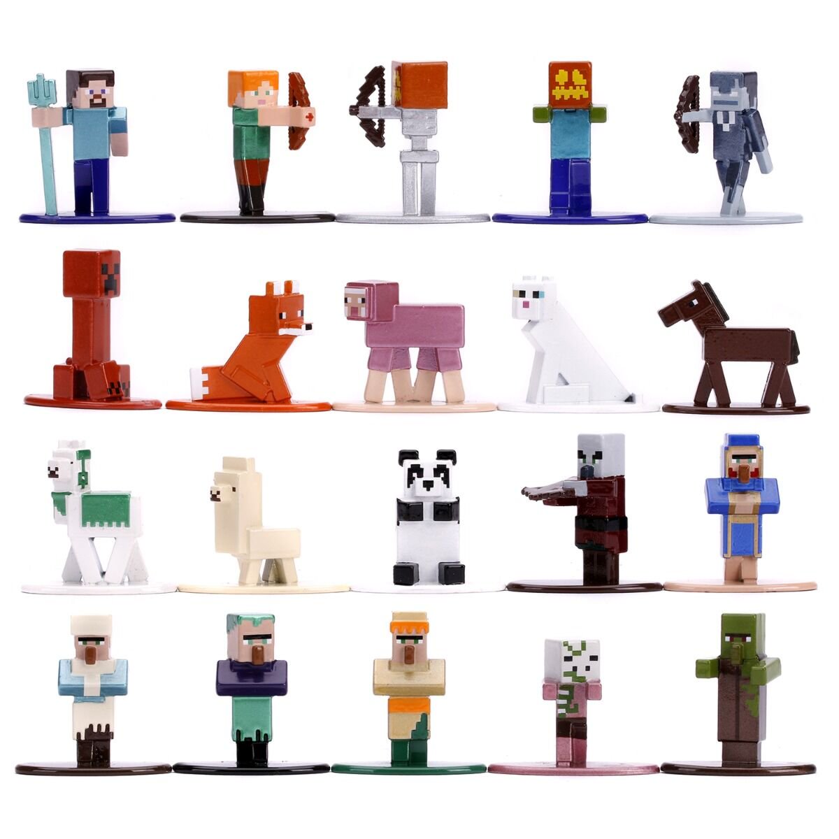 Набор фигурок Jada Toys Nano Metalfigs Minecraft  волна 3 20 штук купить,NaN