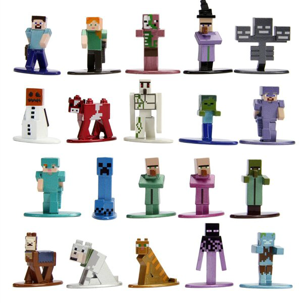 Набор фигурок Jada Toys Nano Metalfigs Minecraft  волна 2 20 штук купить,NaN