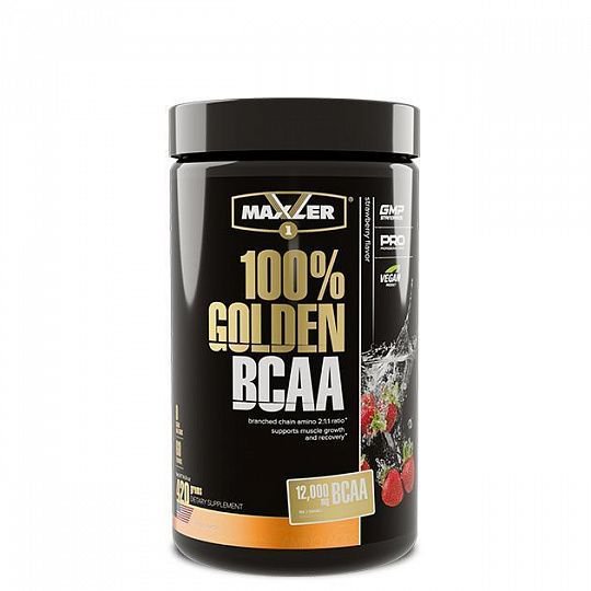 BCAA Maxler 100% Golden клубника 420 гр