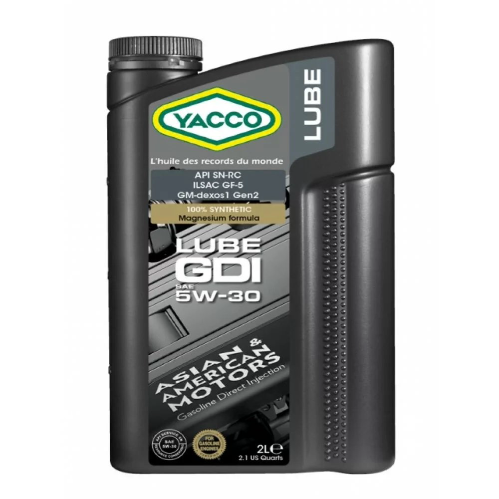 Моторное масло Yacco Lube GDI 5W30 2L купить,NaN