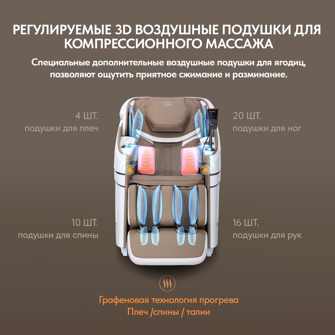 Массажное кресло Casa&More Sfera Grey купить,NaN