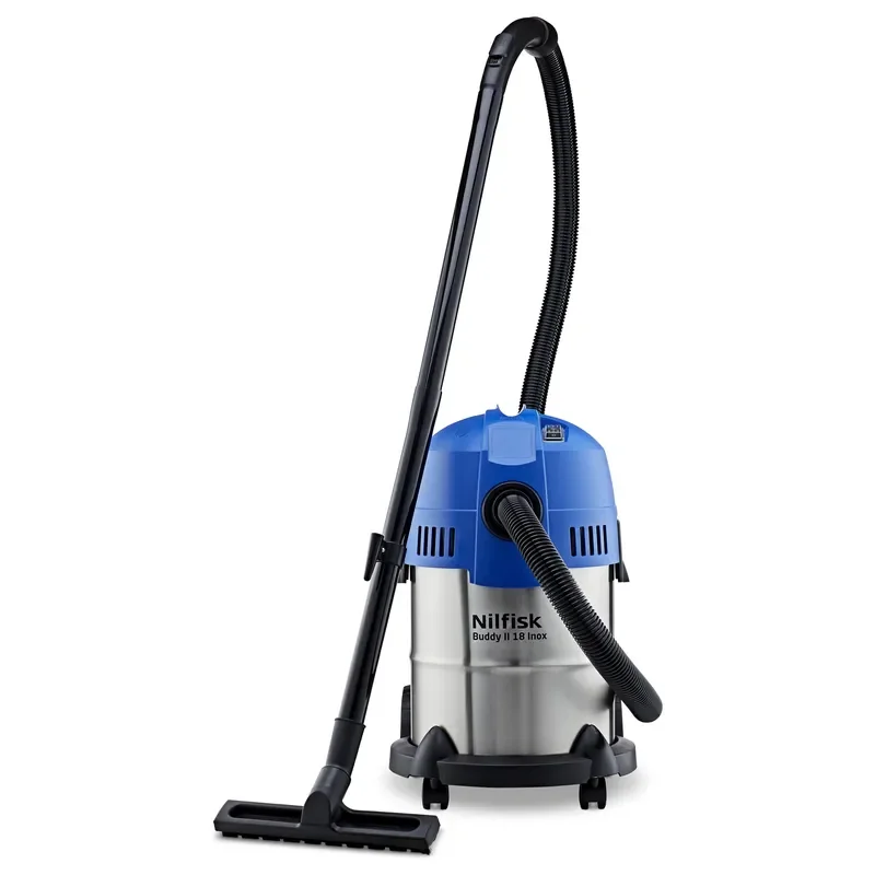 Пылесос строительный Nilfisk Buddy II 18 Inox 18451129 синий
