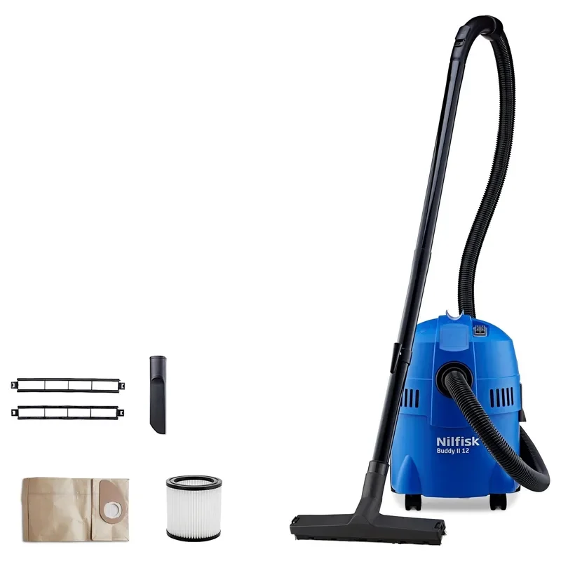 Пылесос строительный Nilfisk Buddy II 12 EU 18451119 синий