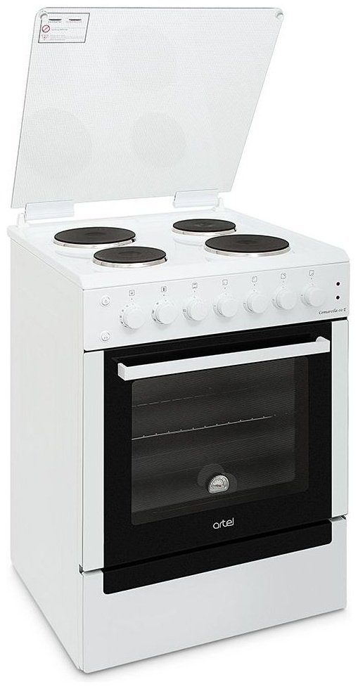Кухонная плита Artel Comarella 01-E белый - ForteMarket Кухонная плита Artel Comarella 01-E белый купить,0