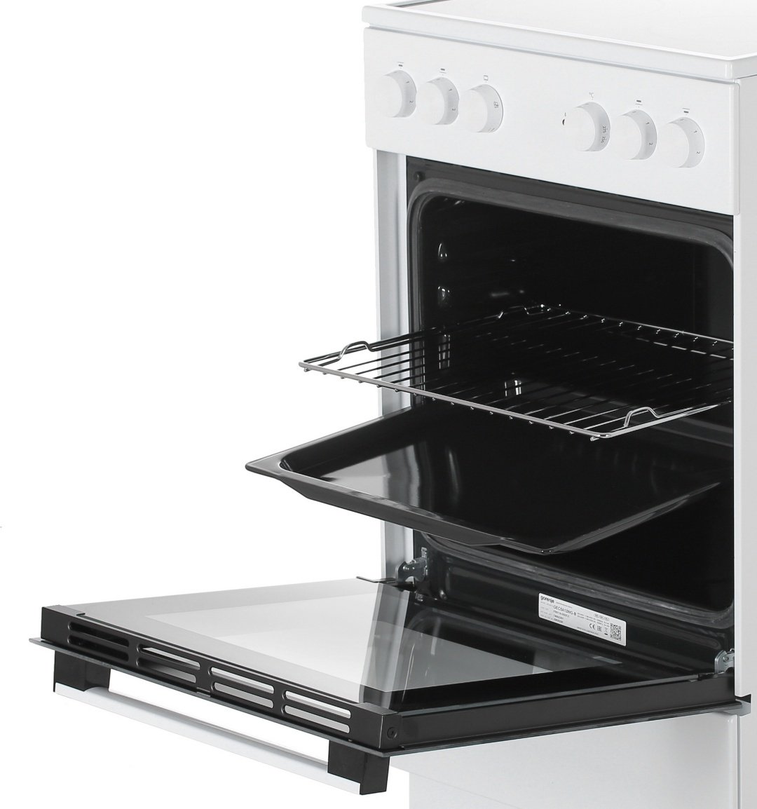 Кухонная плита Gorenje GEC5A12WG-B белый - ForteMarket Кухонная плита Gorenje GEC5A12WG-B белый купить,0