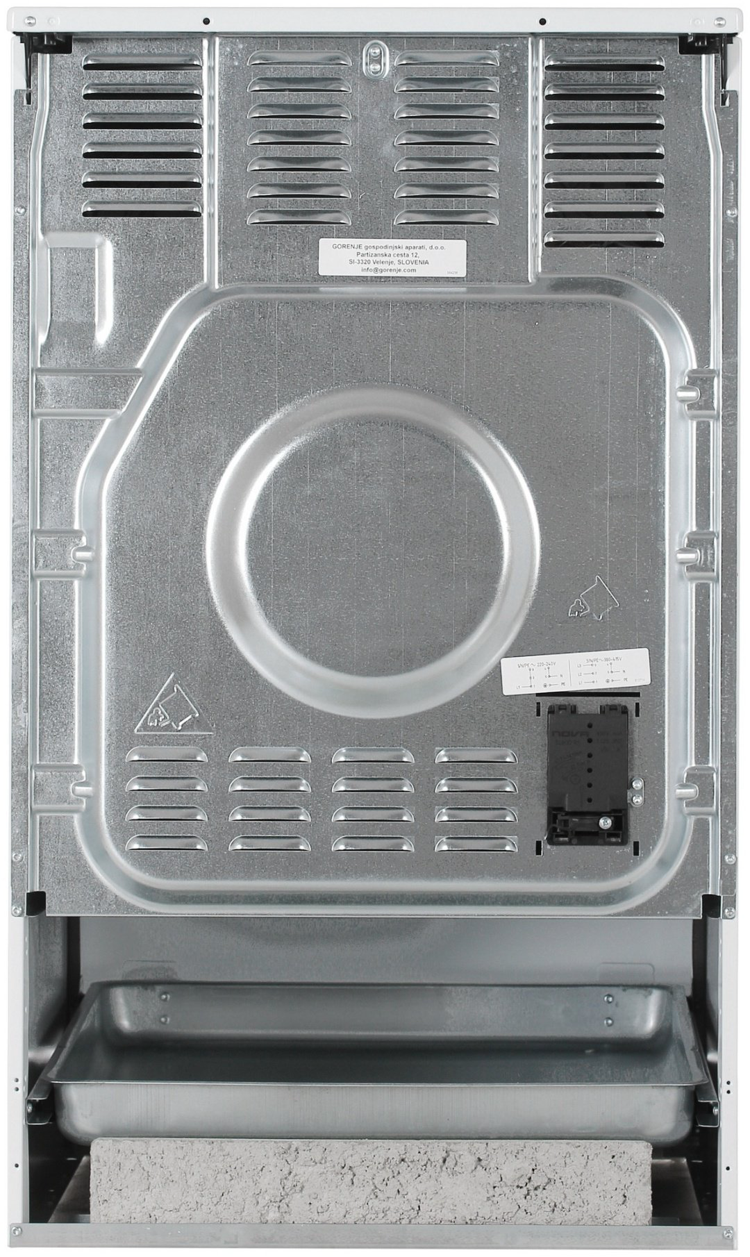Кухонная плита Gorenje GEC5A12WG-B белый купить,NaN