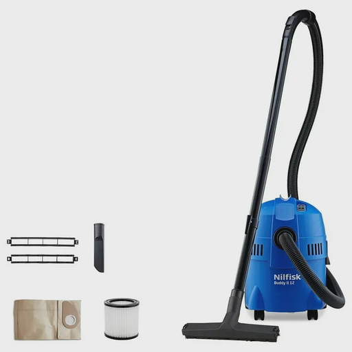 Пылесос строительный Nilfisk Buddy II 12 EU 18451119 синий