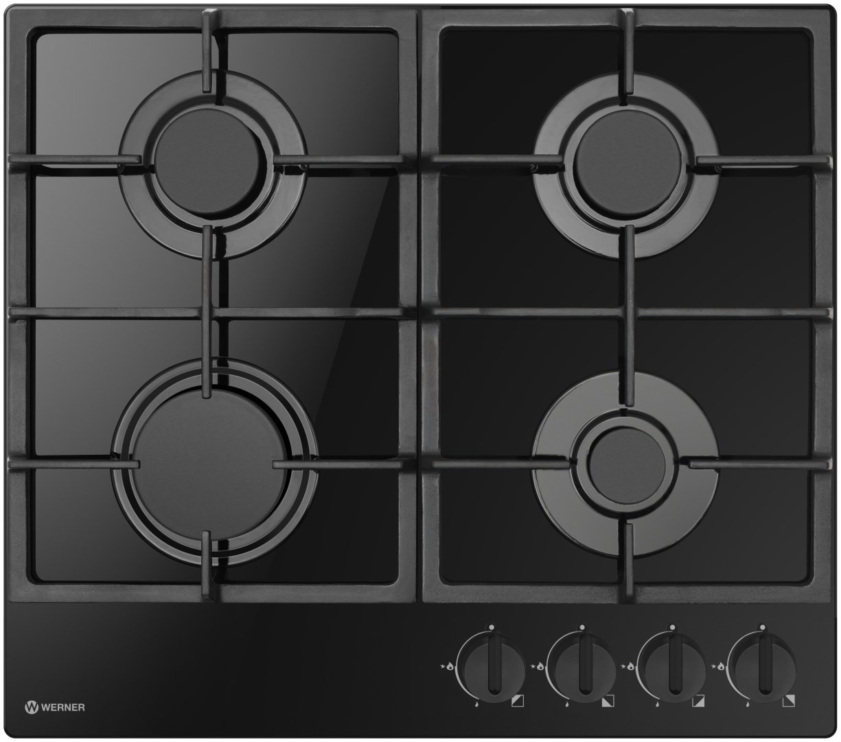 Варочная поверхность Werner WHGG6008B черный купить,NaN