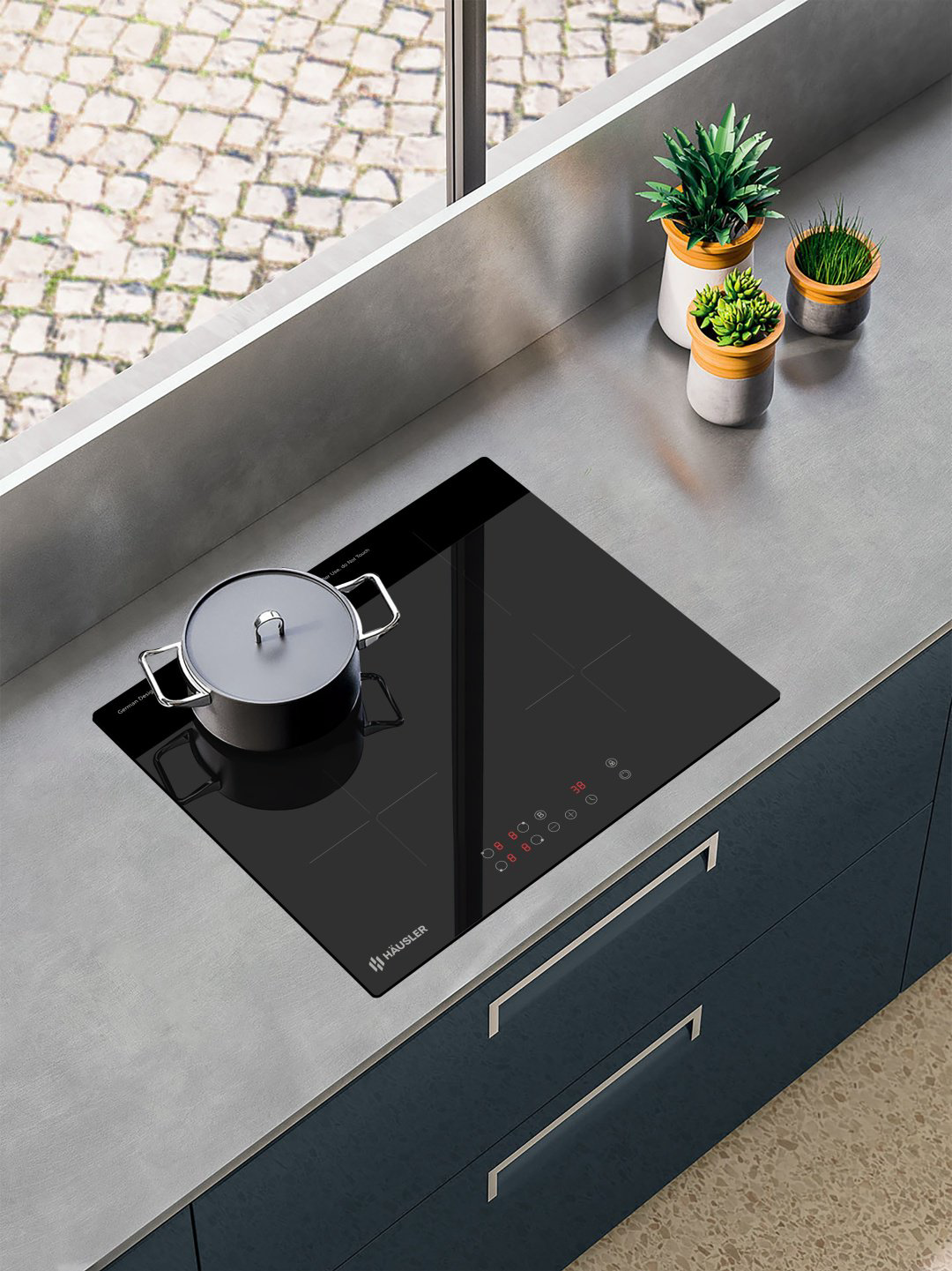 Варочная поверхность HAUSLER V60-70IHB4T4 черный купить,NaN