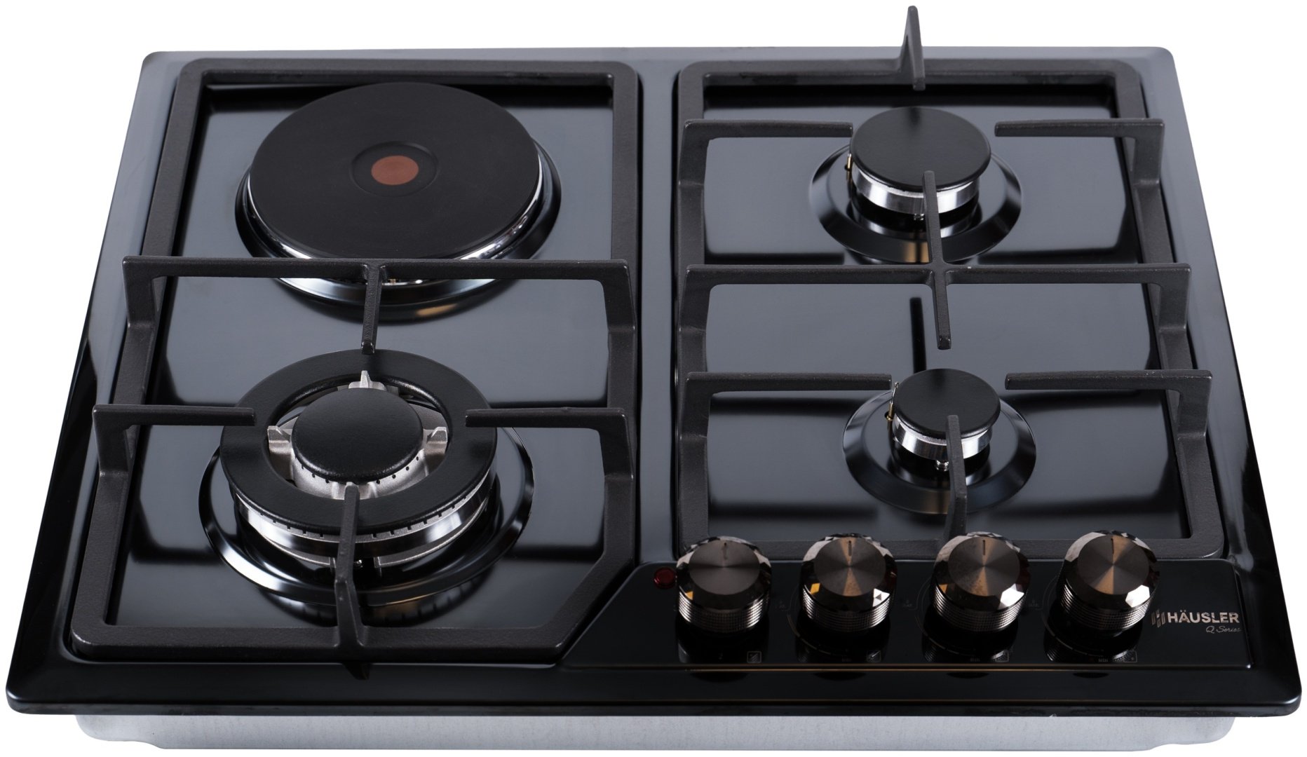 Варочная поверхность HAUSLER HAS-31-SS-BLK черный купить,0