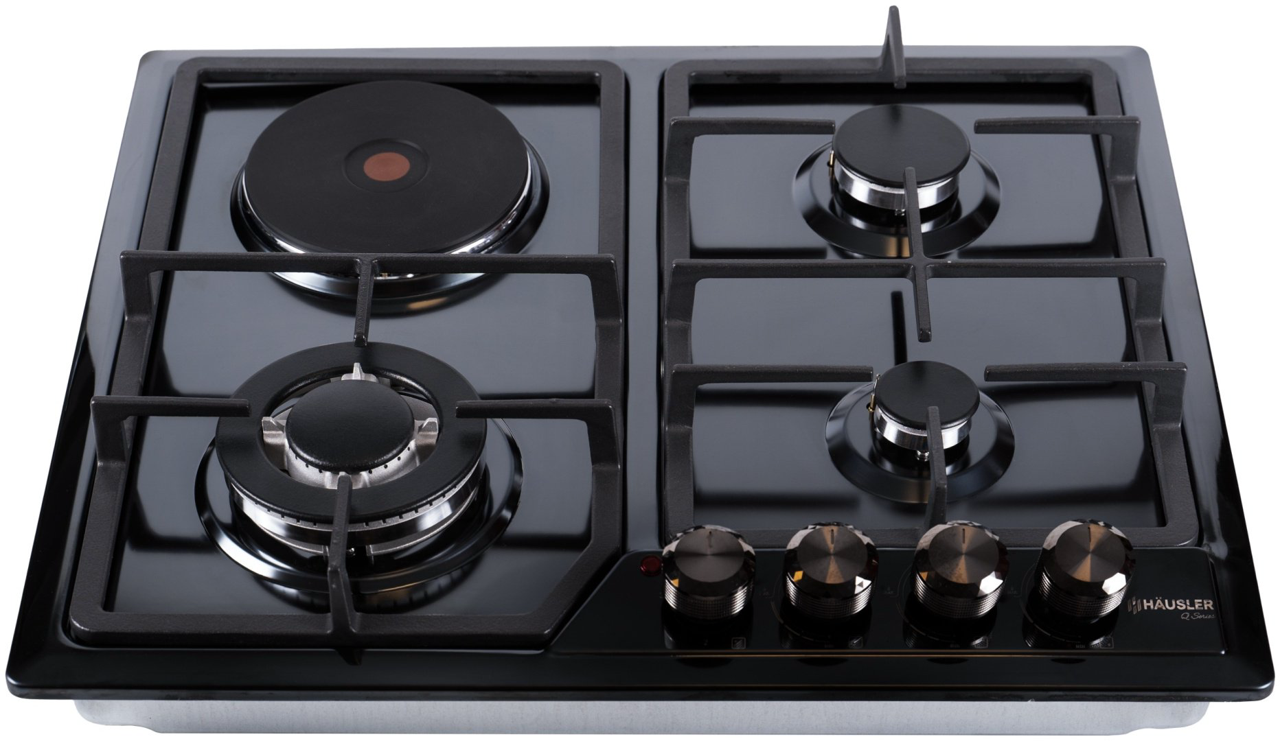 Варочная поверхность HAUSLER HAS-31-SS-BLK черный купить,59899