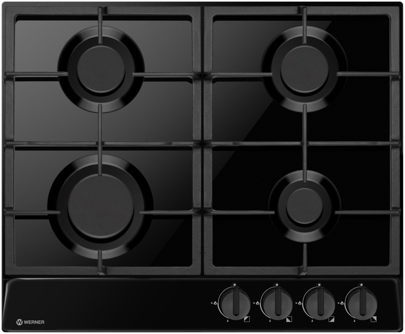 Варочная поверхность Werner WHGS6007B черный - ForteMarket Варочная поверхность Werner WHGS6007B черный купить,0