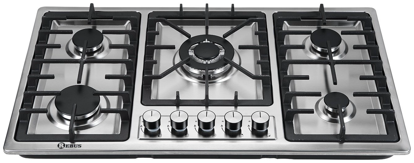 Варочная поверхность Rebus RBG5804 серебристый купить,NaN