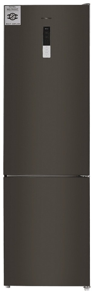 Холодильник MAUNFELD MFF200NFSB10 Inverter черный