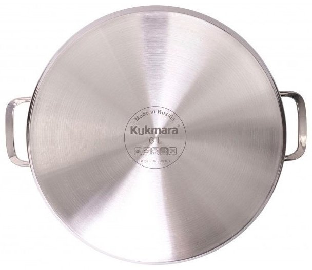 Мантоварка 6 л, Kukmara нержавеющая сталь, количество ярусов: 3 - ForteMarket Мантоварка 6 л, Kukmara нержавеющая сталь, количество ярусов: 3 купить,0