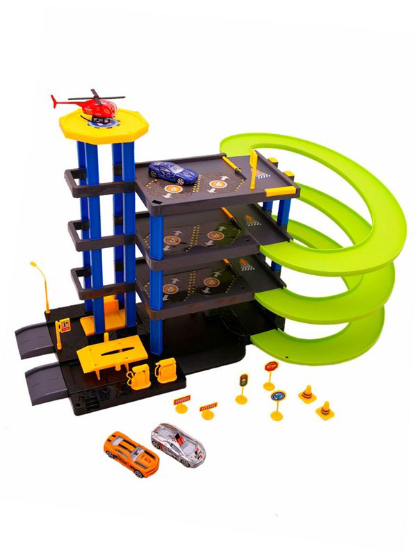 Игровой набор WW Parking 4 уровня+4 транспортных средства G7088 купить,NaN
