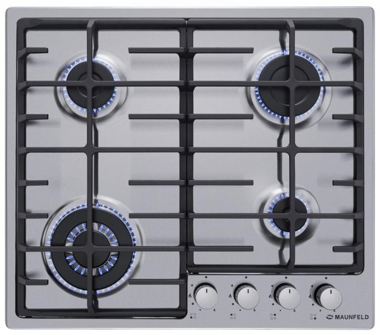 Варочная поверхность MAUNFELD EGHS.64.63CS/G серебристый - ForteMarket Варочная поверхность MAUNFELD EGHS.64.63CS/G серебристый купить,0