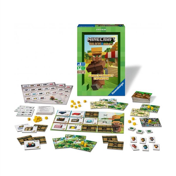 Настольная игра  Minecraft  Builders&Biomes Дополнение  фермерский рынок купить,NaN