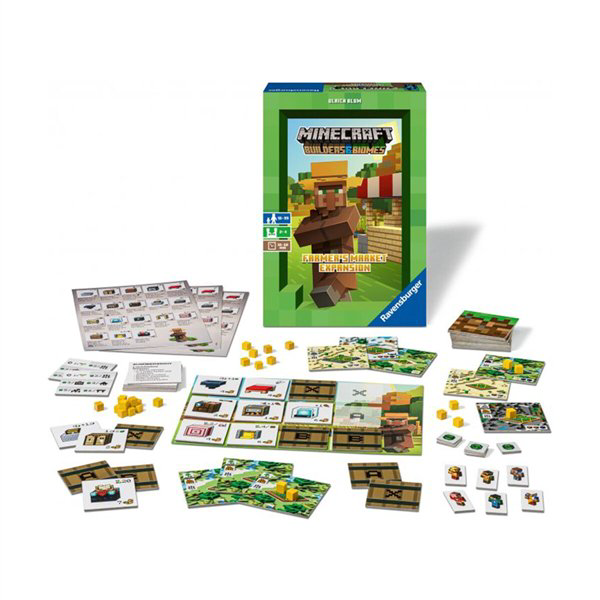 Настольная игра  Minecraft  Builders&Biomes Дополнение  фермерский рынок купить,NaN