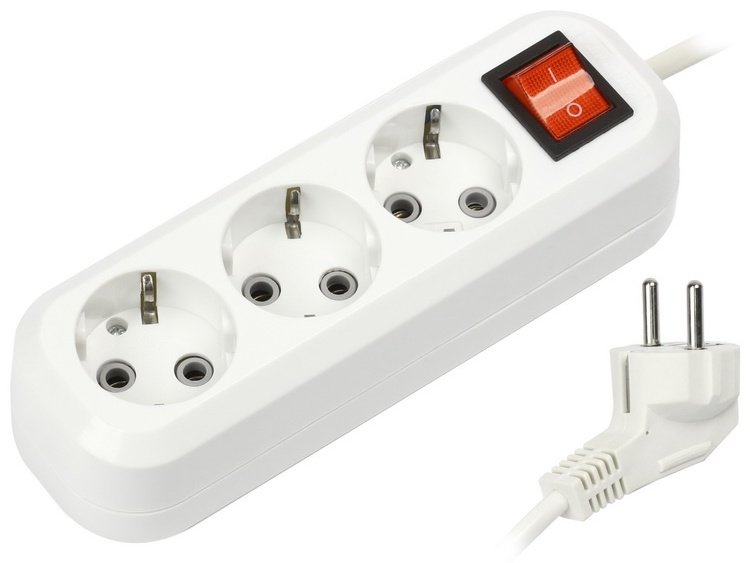 Удлинитель Smartbuy SBE-16-3-1,5-ZS 1.5 м