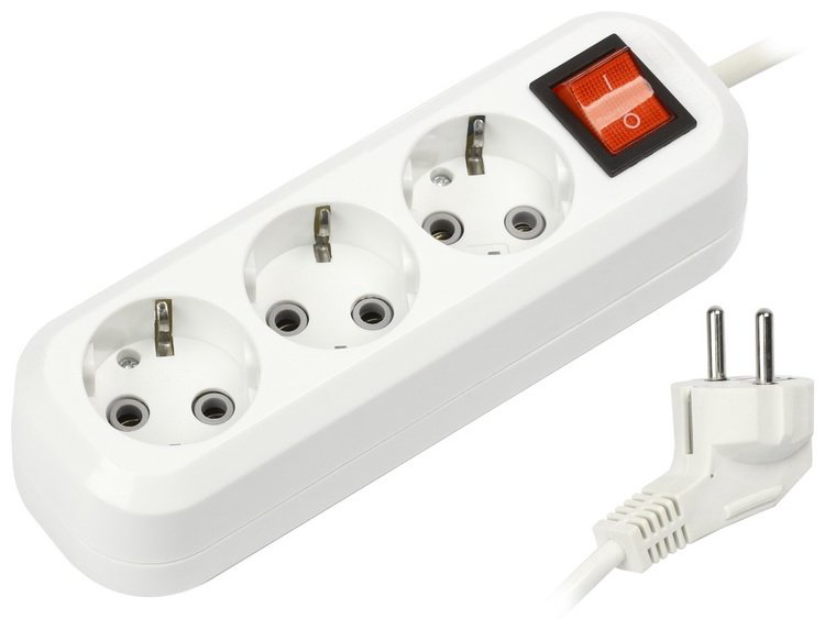 Удлинитель Smartbuy SBE-16-3-1,5-ZS 1.5 м купить,NaN