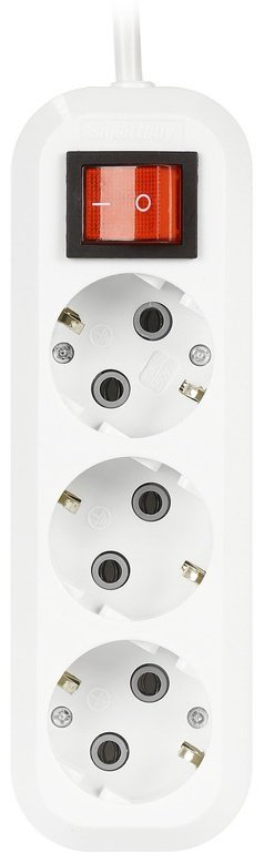 Удлинитель Smartbuy SBE-16-3-1,5-ZS 1.5 м купить,NaN