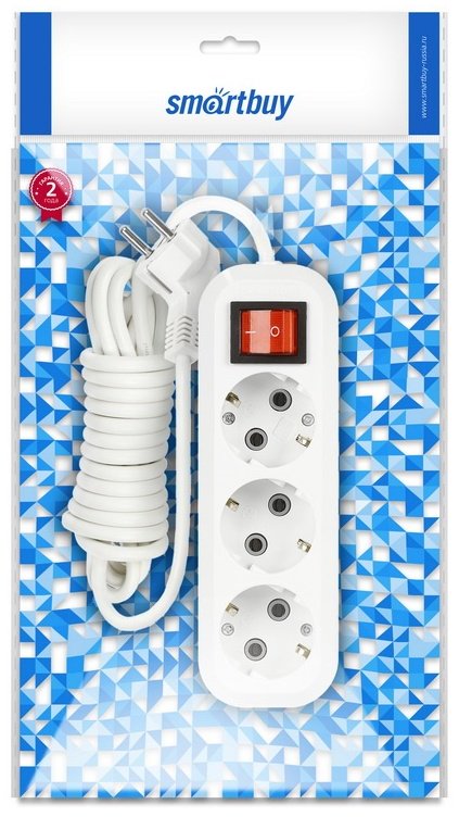 Удлинитель Smartbuy SBE-16-3-1,5-ZS 1.5 м