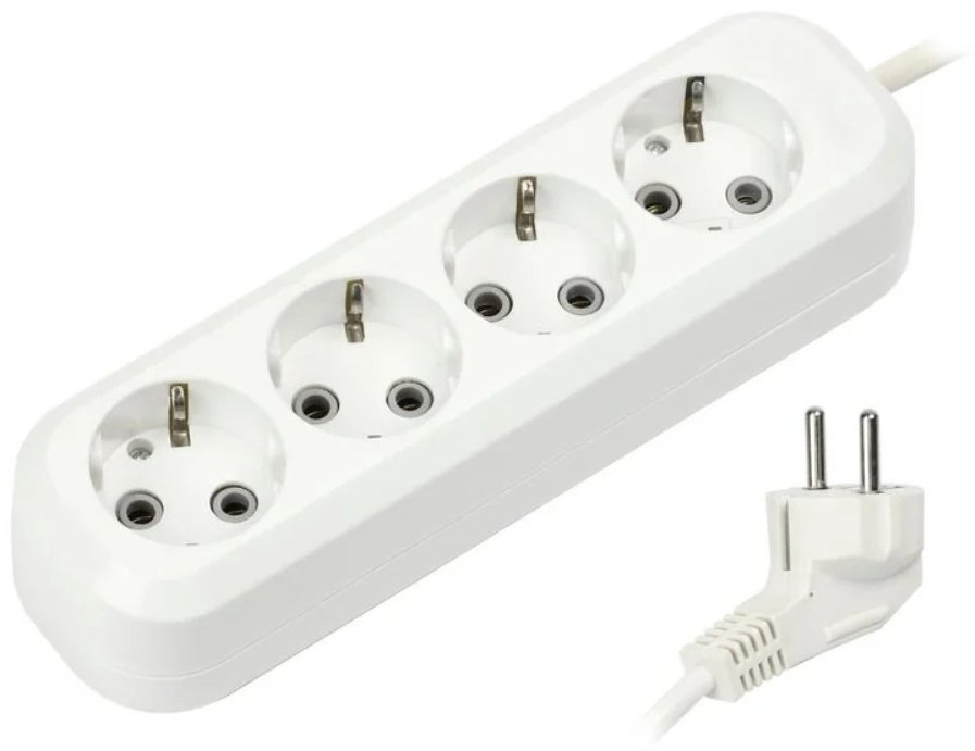 Удлинитель Smartbuy SBE-16-4-03-Z, 3 м купить,NaN