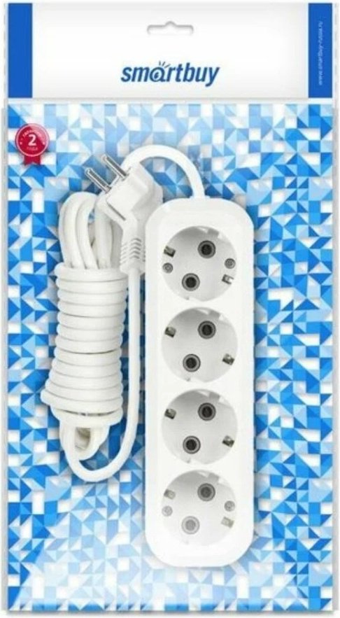 Удлинитель Smartbuy SBE-16-4-03-Z, 3 м купить,0