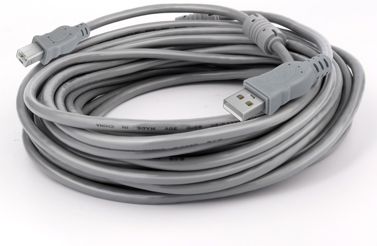 Кабель Vellygood USB 2.0 A - USB 2.0 B 5 м