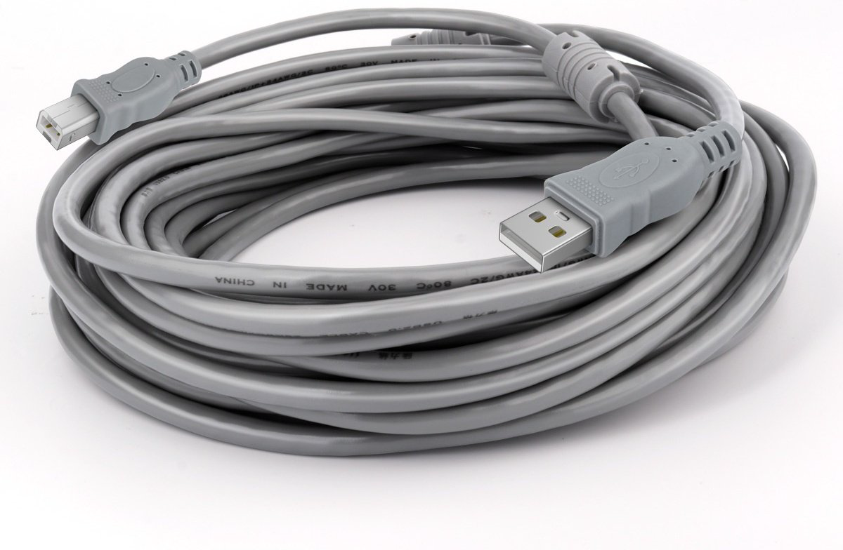 Кабель Vellygood USB 2.0 A - USB 2.0 B 5 м купить,NaN