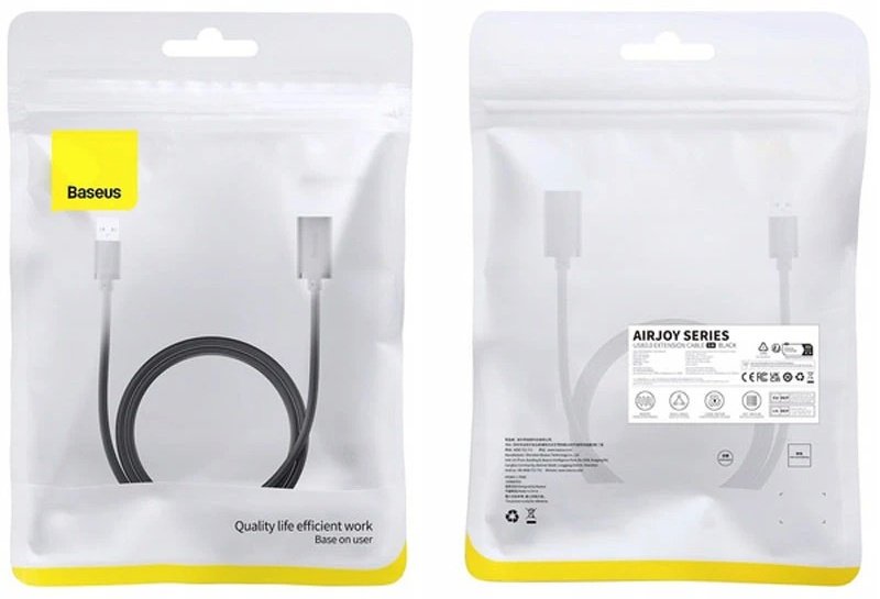 Кабель Baseus USB 3.0 A - USB 3.0 A 5 м AirJoy Series B00631103111-05 купить,0