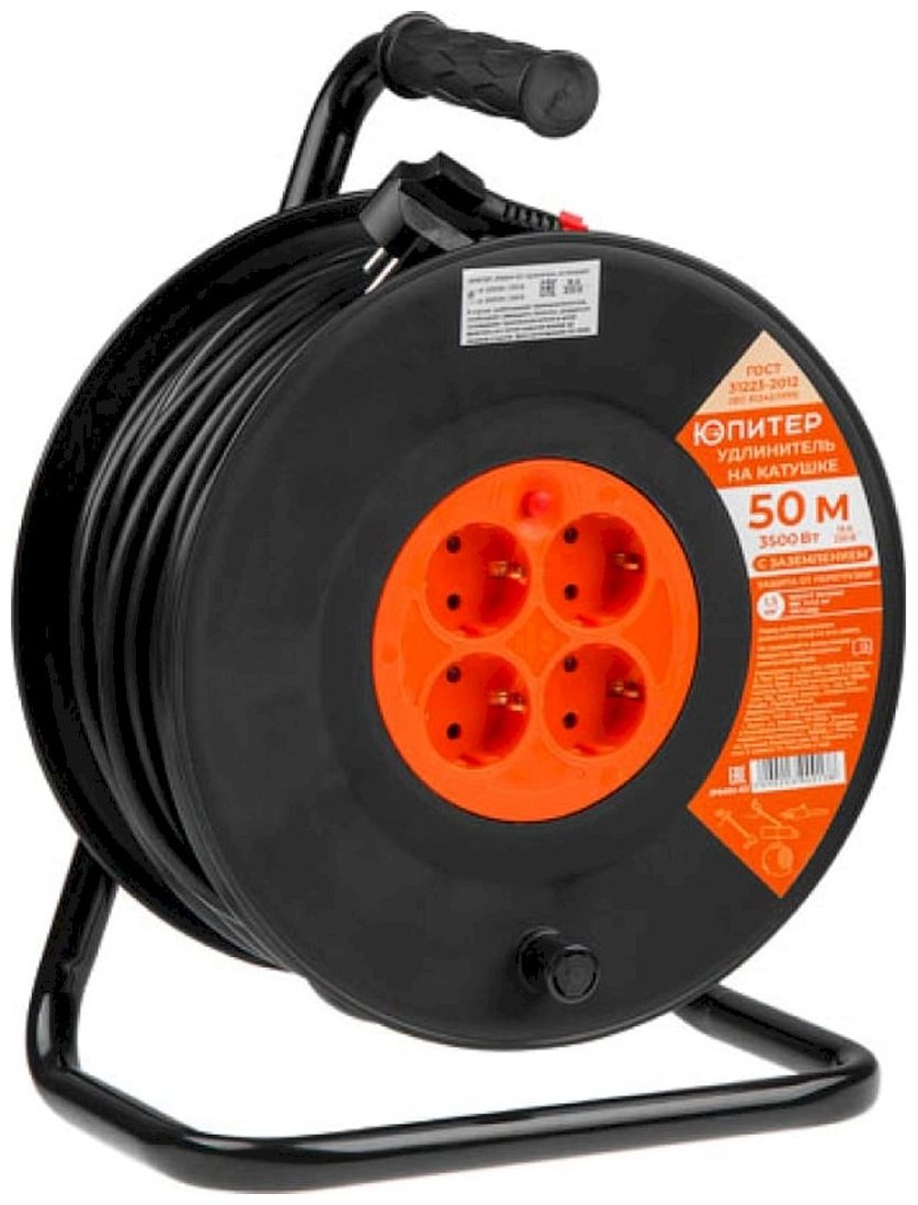 Удлинитель на катушке Юпитер JP8404-03 50 м