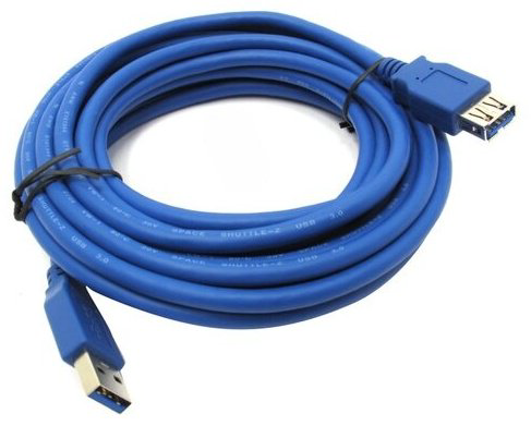 Кабель Vellygood USB 3.0 A - USB 3.0 A 2 м купить,NaN